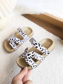 1 đôi dép lê mùa hè mới cho trẻ em, đế mềm, thời trang, đa năng, chống trơn trượt, dép xăng đan đế mềm thường ngày cho trẻ nhỏ/trẻ mới biết đi. - trắng - Xem 2