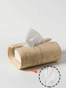 Hộp đựng khăn giấy bằng nhựa (2 chiếc/1 chiếc), kiểu dáng Wabi-Sabi cổ điển, họa tiết đá phương Đông, hộp đựng đồ để bàn, đồ trang trí nghệ thuật, quà tặng gia đình, thẩm mỹ tối giản cho phòng khách, phòng ngủ, văn phòng, hộp đựng thủ công nghệ thuật. - hộp khăn giấy - Xem 9