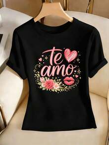 Women T-Shirts - Black - View 2