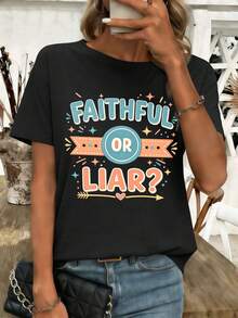 Women T-Shirts - Black - View 1
