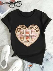Women T-Shirts - Black - View 2