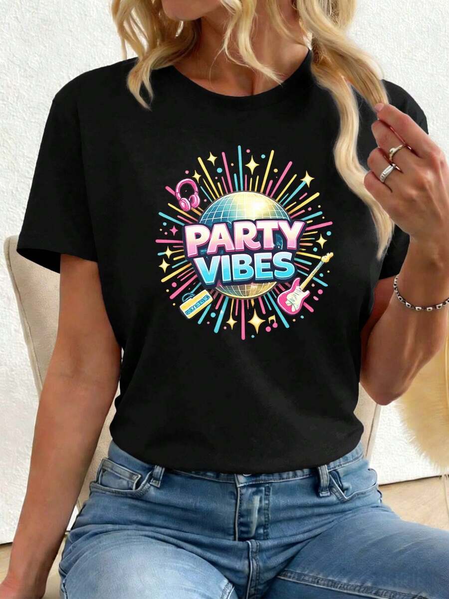 Women T-Shirts - Black - View 1