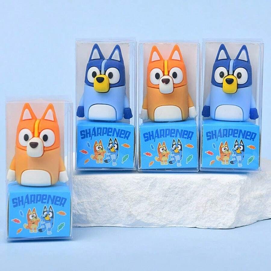 Gọt bút chì hình nhân vật hoạt hình Bluey dễ thương, sáng tạo, đồ dùng học tập, quà tặng. - Nhiều màu - Xem 1
