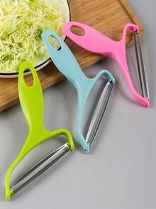 1pc Large Cabbage Shredder With Wide Mouth, Purple Cabbage & Lettuce Slicer, Vegetable Peeler - Color Mixing - View 4