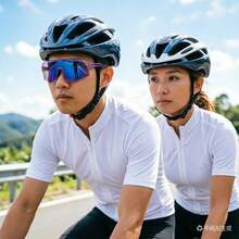 European And American Cross-Border Colorful Sunglasses, Outdoor Sports Glasses, Fashionable Cycling Sunglasses, True Film S3 Windproof Goggles - 青碧色 - 查看 1