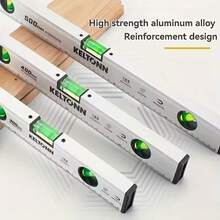 2pcs Heavy Duty Stainless Steel Magnetic Level With Bubble Vial And Magnetic Tip - 1.57"/11.8"/23.6" Measuring Tool, Suitable For Woodworking, Construction, Home Renovation - No Battery Required, DIY Precision Aligner - Multiple Styles - View 5