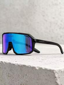 Ultra-Lightweight Blue Coated Lens | Anti-Wind And Sand , Wear For An Elegant Look! - Black - View 1