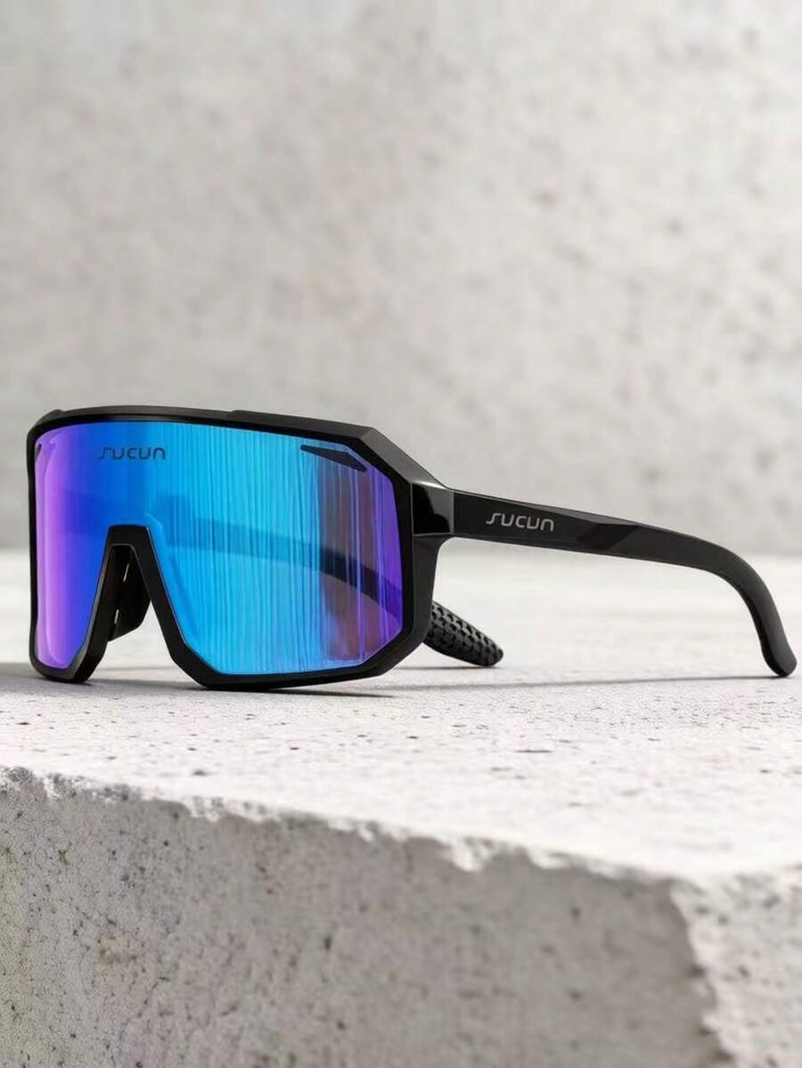 Ultra-Lightweight Blue Coated Lens | Anti-Wind And Sand , Wear For An Elegant Look! - Black - View 1