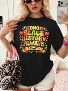 Women T-Shirts - Black - View 1