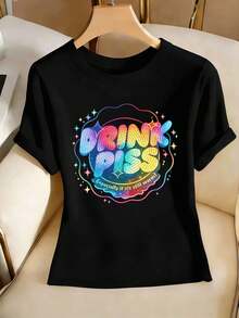 Women T-Shirts - Black - View 2
