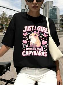 Women T-Shirts - Black - View 1