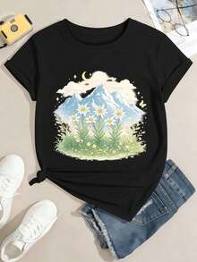 Women T-Shirts - Black - View 2