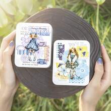 20 hojas/bolsa de la serie de pegatinas con fragmentos texturizados, materiales de collage pegatinas para scrapbooking, decorar tarjetas, marcos, portátiles, fundas de teléfono, tazas, revistas, cajas de papelería, equipaje y suministros de scrapbooking - Libro de pegatinas - Ver 8