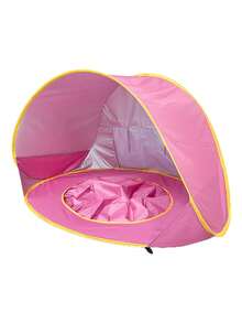 Barraca de Praia Portátil (Proteção UV, Sombra Semi-Aberta, Amigável para Animais de Estimação, Fácil de Instalar, Adequada para Pessoas e Animais de Estimação, Ideal para Camping na Praia, Piqueniques e Atividades ao Ar Livre) - Multicolorido - Visão 6