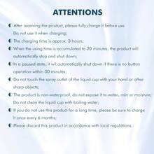 Portable Mesh Nebulizer, Dual-Mode Atomization Inhaler, Humidifier, Throat Moisturizer, Home Nebulizer With 3 Mouthpieces, Suitable For All Ages, USB Rechargeable, Self-Cleaning, Household Essential - Multicolor - View 12