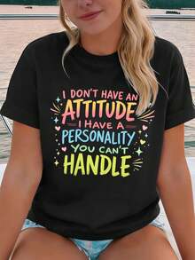 Women T-Shirts - Black - View 1