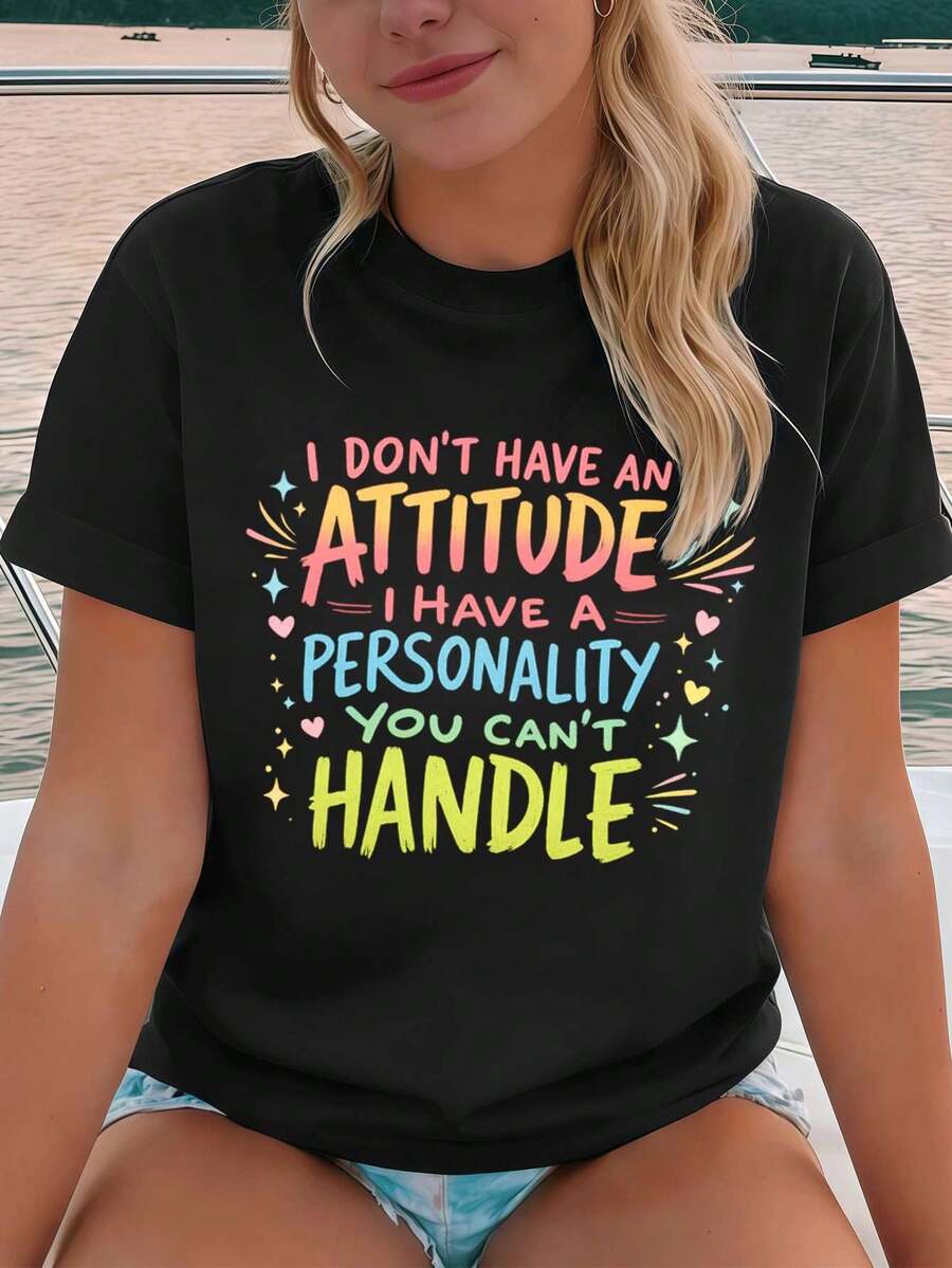 Women T-Shirts - Black - View 1