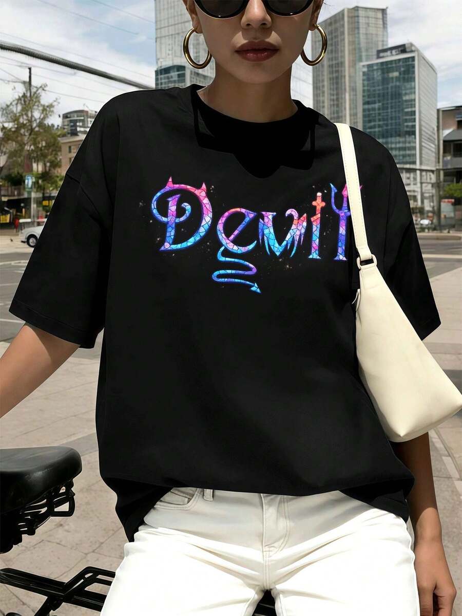 Women T-Shirts - Black - View 1