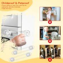 2/4/6/8/10/12pcs Baby Safety Buckle Strap - Multicolor - View 5
