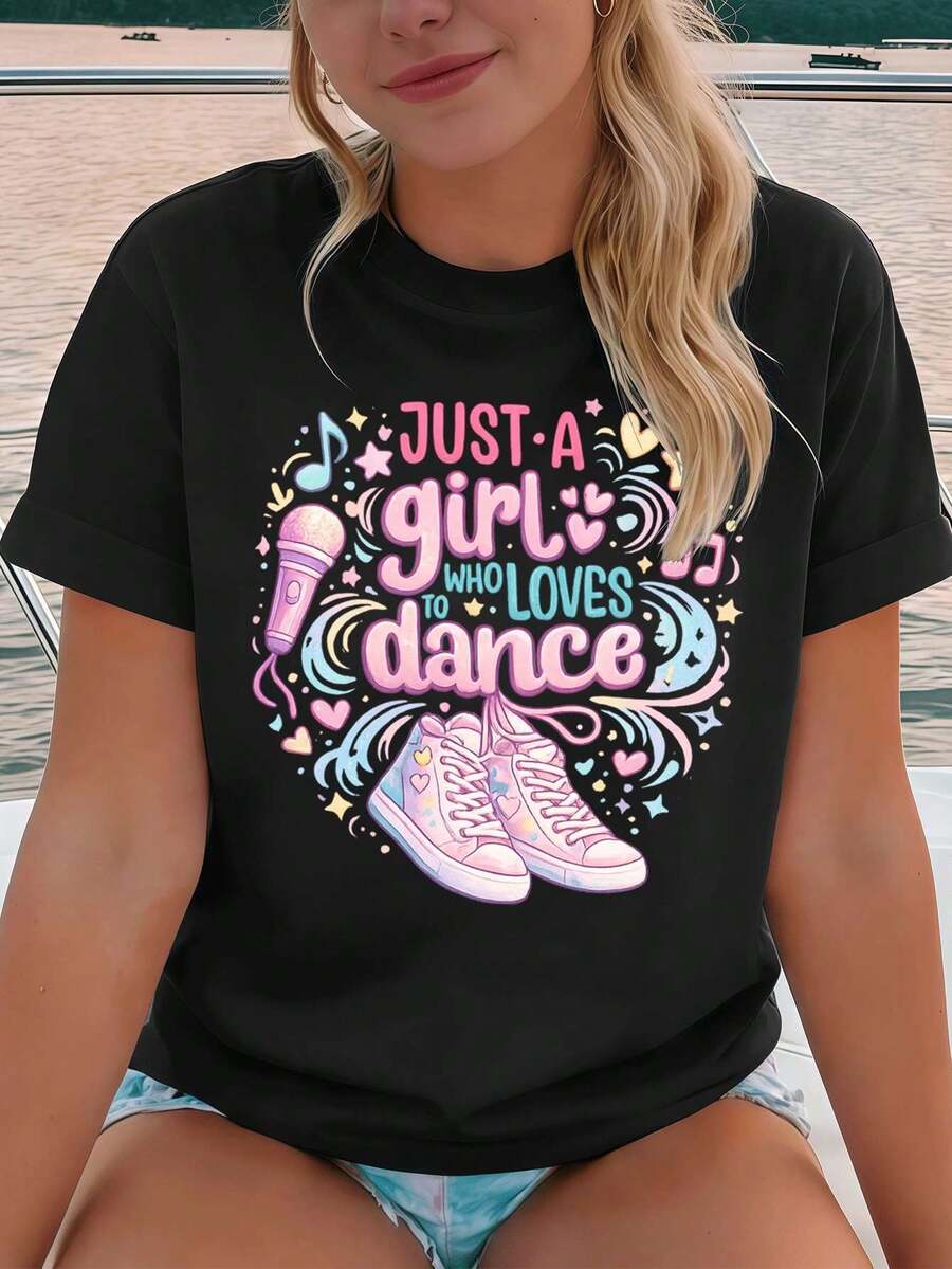 Women T-Shirts - Black - View 1