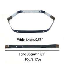 Khung kim loại lót 15,5-30cm với khóa lò xo linh hoạt - màu đen - Xem 18