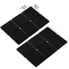 Premium Non-Slip Furniture Pads Set - Ultra-Strong Grip, Scratch-Resistant, Noise-Reducing Floor Protection Pads For Indoor And Outdoor Use, Easy To Install And Reusable - Black - View 7