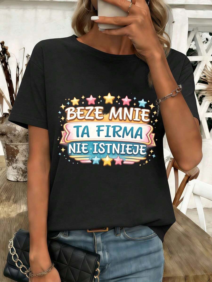 Women T-Shirts - Black - View 1