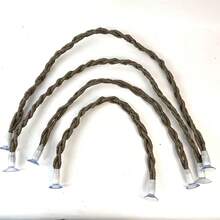 Reptile Climbing Rattan, Suction Cup Climbing Rope, Reptile Supplies And Decor, Climbing Playtime, Climbing Animal Accessories, Reptile Climbing Rope, Terrarium Decor, Suitable For Lizards, Geckos, Spiders, Snakes And Other Reptiles. Aquarium Accessories - View 7