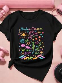 Women T-Shirts - Black - View 2