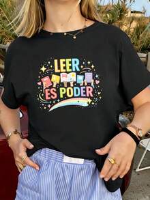 Women T-Shirts - Black - View 1