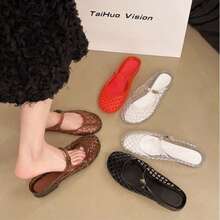 Summer Jelly Sandals For Women, Fashion Jelly Sandals Women, Casual Sandals For Women, Stylish Shoes For Women, Elegant High Heel Sandals, Soft Comfort Summer Shoes, Breathable Daily Outdoor Footwear, All-Match Womens Sandals, Lightweight Ladies Summer Footwear, Perfect Mother Gifts, Chic Casual Party Street Wear For Hot Summer Days - Đỏ - Xem 5