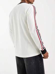adidas originals Adidas阿迪達斯曼聯足球運動休閒文化復古長袖T卹 男款JZ2235 - 白色 - 查看 2
