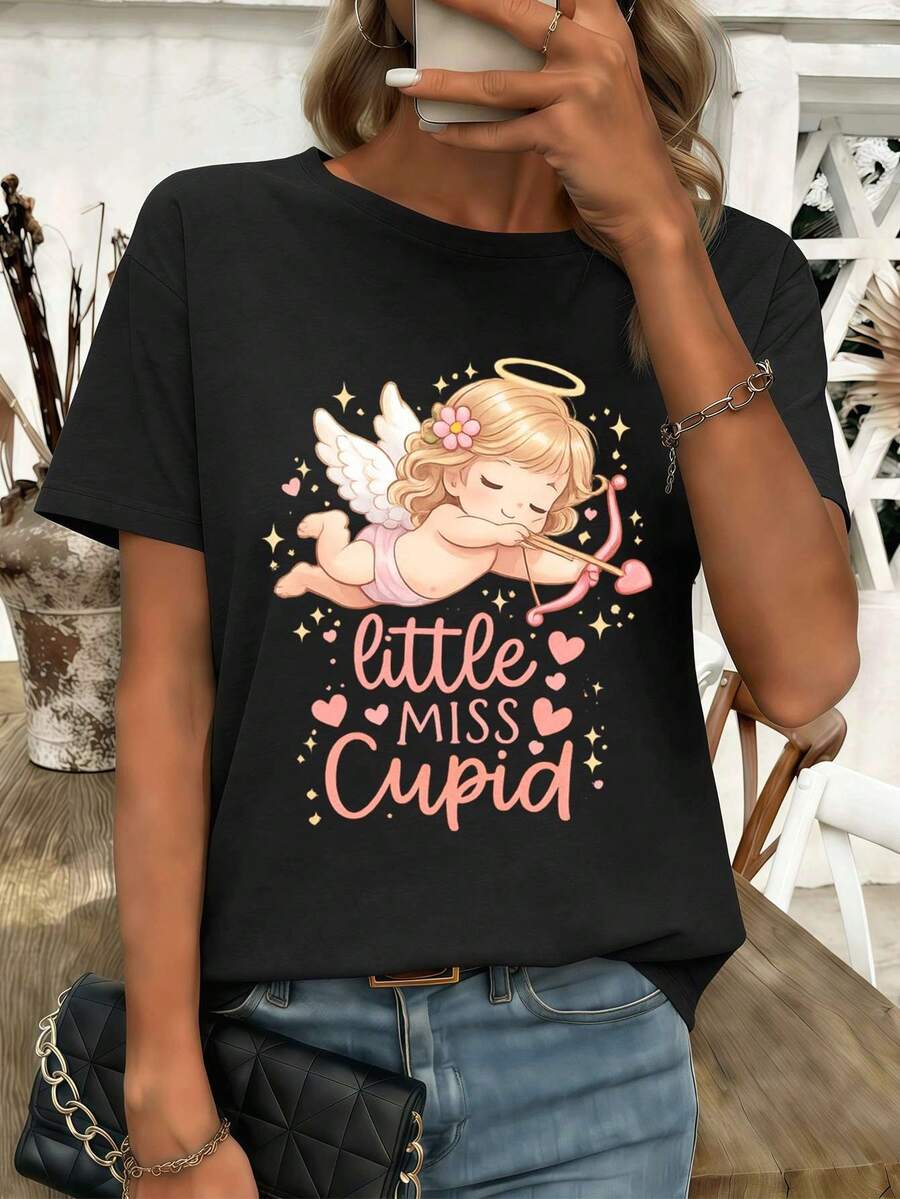 Women T-Shirts - Black - View 1