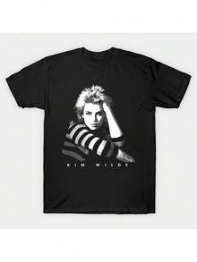 Kim Wilde Vintage Portrait T-Shirt - Black ~E L~ - 黑色 - 查看 6