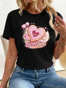 Women T-Shirts - Black - View 1