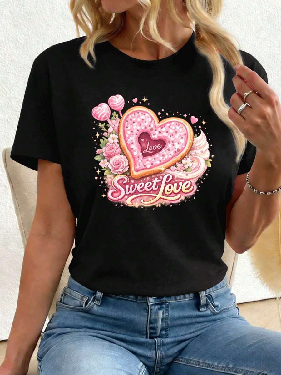 Women T-Shirts - Black - View 1