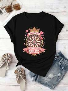 Women T-Shirts - Black - View 2