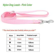 Pet Basic Dog Collars - Dog Leads - Pink - View 6
