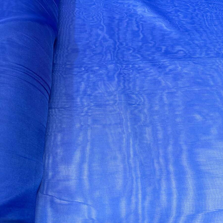 Plain Voile Fabric, Assorted Colors, 3.00m (Width), Curtains, Decoration - 寶藍色 - 查看 1