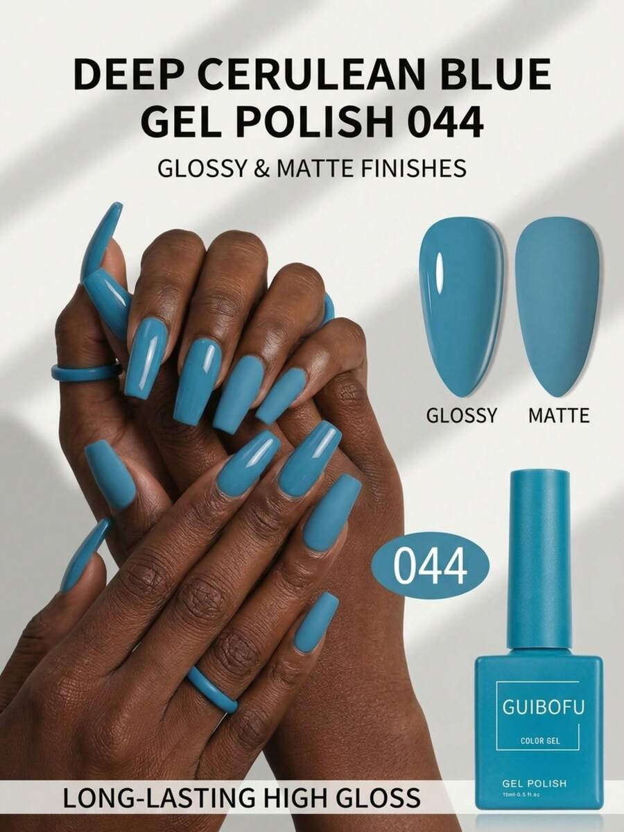 Brand GUIBOFU 1pc No.044 Gel Nail Polish