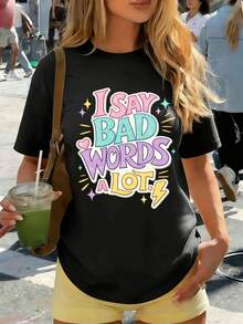 Women T-Shirts - Black - View 1