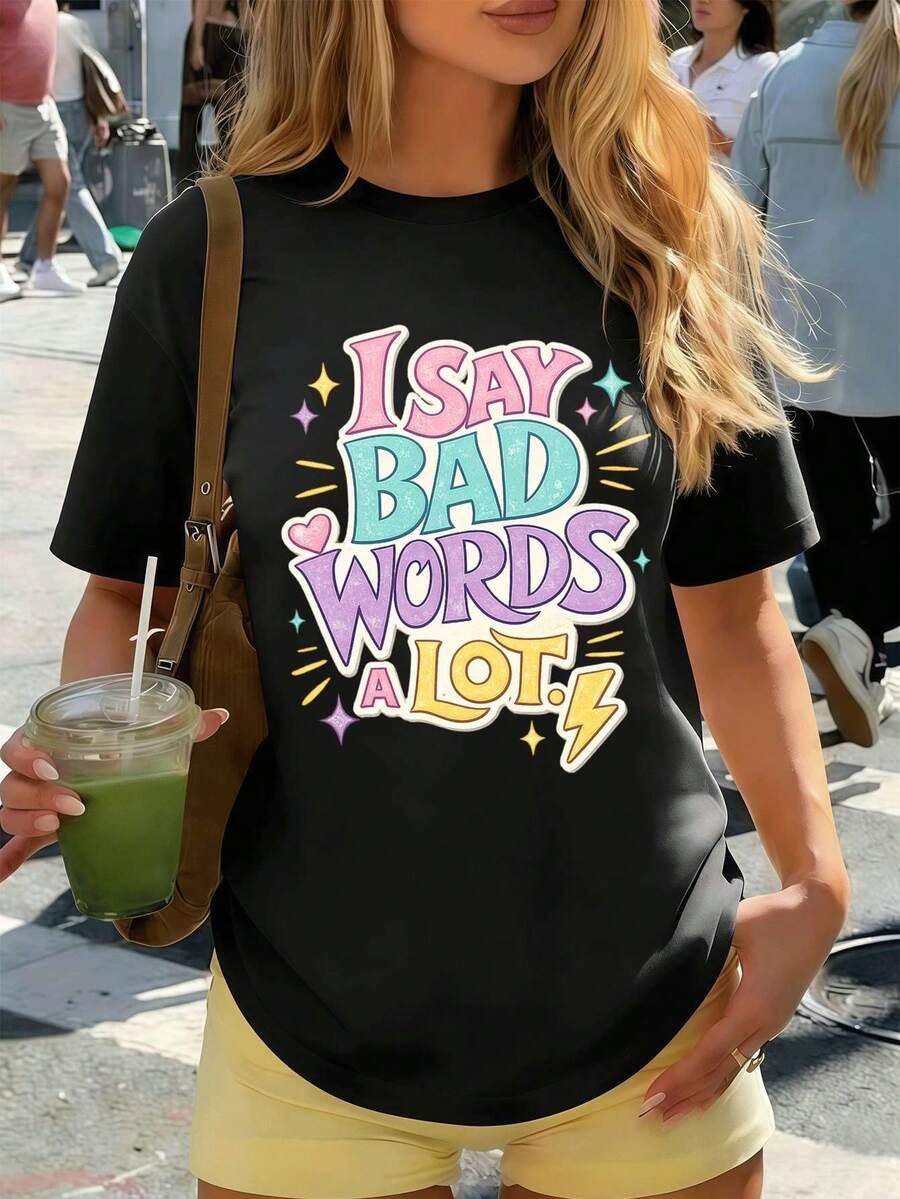 Women T-Shirts - Black - View 1