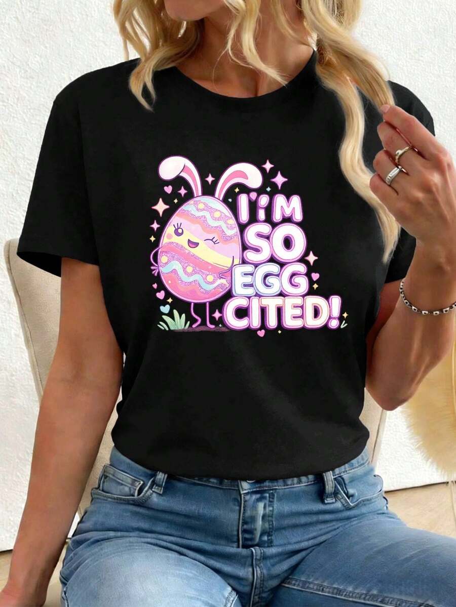 Women T-Shirts - Black - View 1