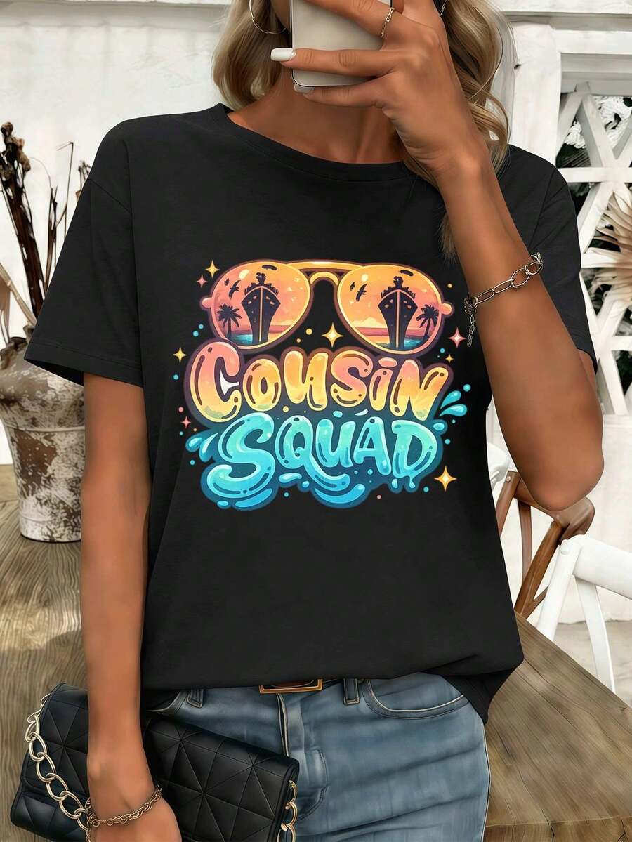 Women T-Shirts - Black - View 1