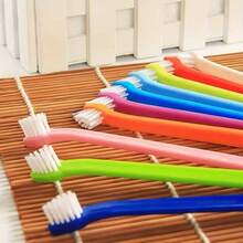 1pc Single Head Pet Toothbrush, Cat Toothbrush For Oral Cleaning, Dog Care, Dog Toothbrush For Pet Use - Multicolor - View 2