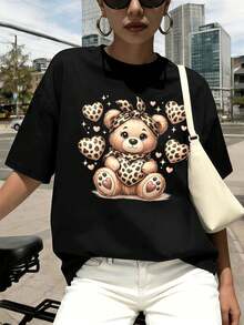 Women T-Shirts - Black - View 1
