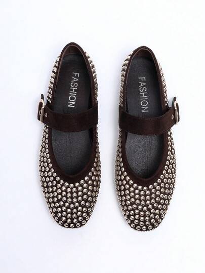 Women's Fashion High-End Handmade Woven Mary Jane Shoes, Ballet Shoes, Woven Breathable Texture Shoes, Comfortable Flat Loafers, Women's Slip-On Shoes, Soft Bottom Student Shoes, Work Shoes, All Season Women Loafers