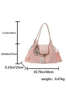 Women's Handbag, Minimalist And Elegant Style, With Large Capacity, Suitable For Autumn/Winter - Neon - View 8