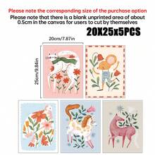 1/5件装帆布墙画海报,适用于房间家居装饰,美观实用,可选画框,可用于房间装饰、卧室装饰、婴儿房装饰、客厅装饰、办公室装饰等。 - 彩色 - 查看 23