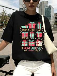 Women T-Shirts - Black - View 1